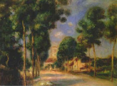 Pierre Renoir The Road To Essoyes China oil painting art